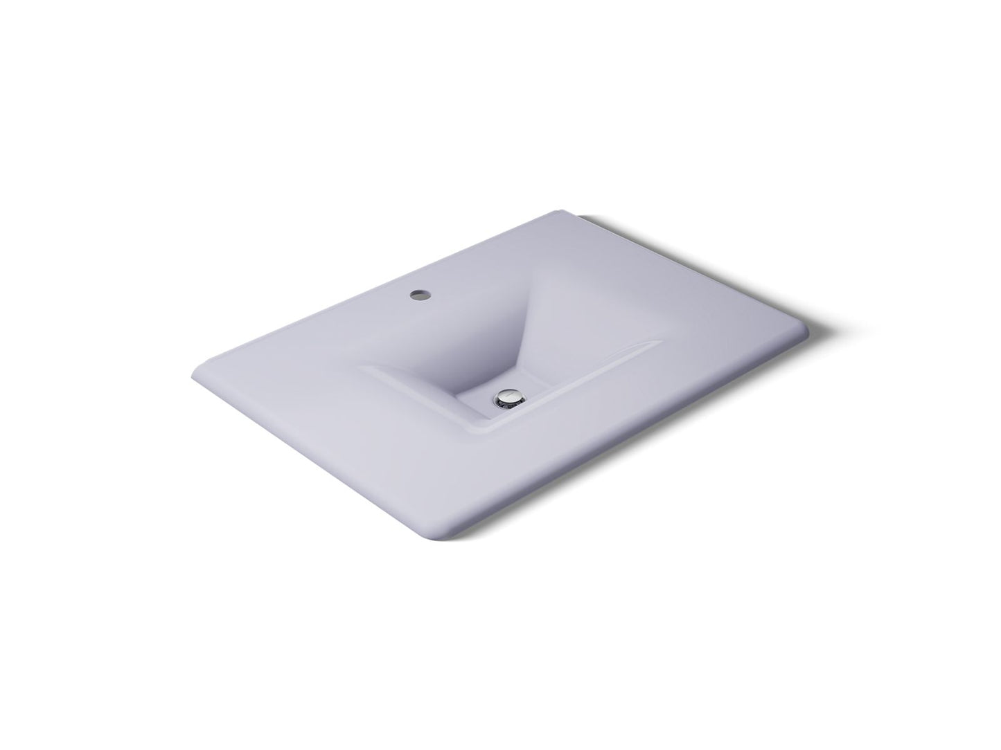 KOHLER Iron/Impressions 31" Enameled cast iron vanity top with integrated rectangular sink