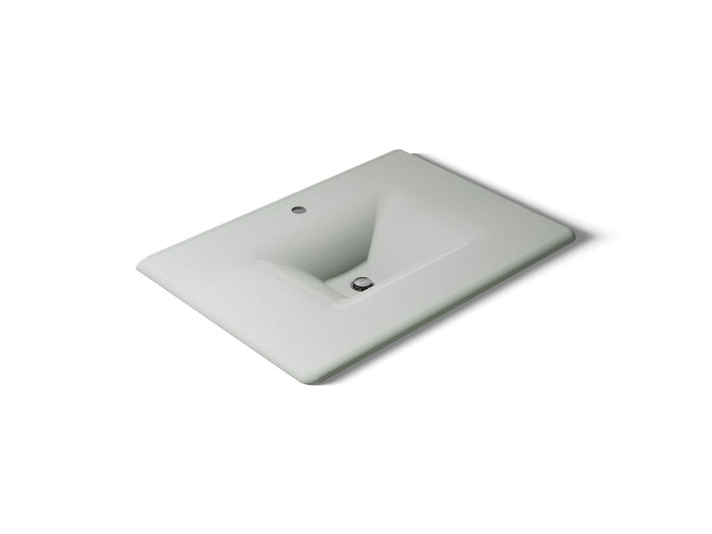 KOHLER Iron/Impressions 31" Enameled cast iron vanity top with integrated rectangular sink