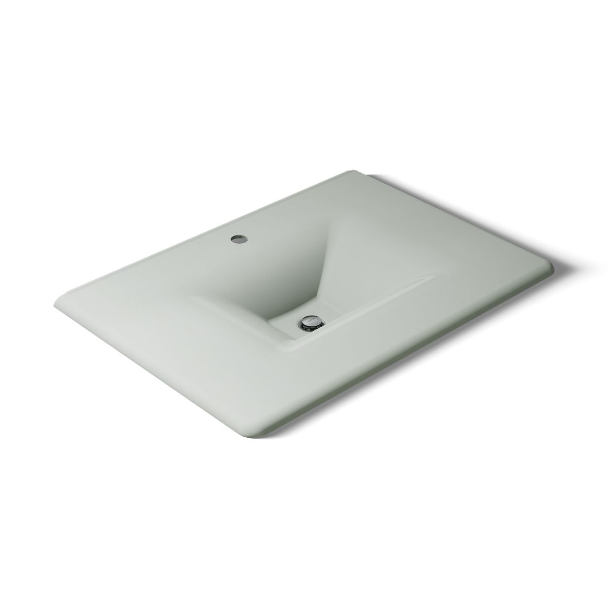 KOHLER Iron/Impressions 31" Enameled cast iron vanity top with integrated rectangular sink