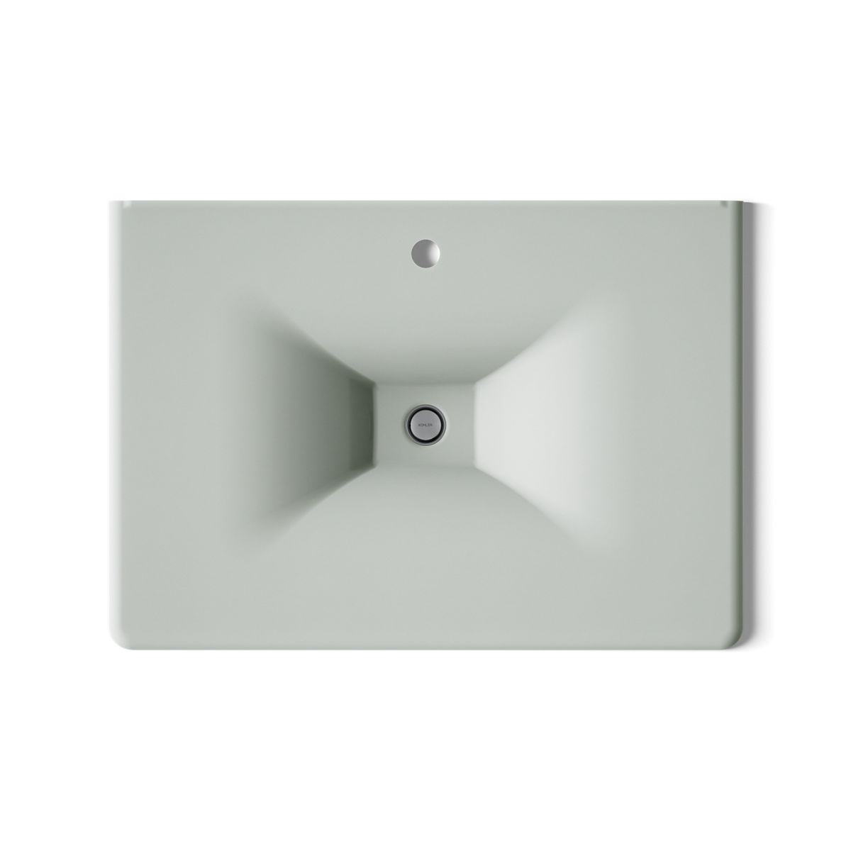 KOHLER Iron/Impressions 31" Enameled cast iron vanity top with integrated rectangular sink