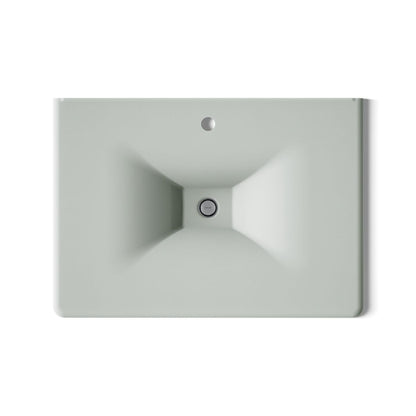 KOHLER Iron/Impressions 31" Enameled cast iron vanity top with integrated rectangular sink