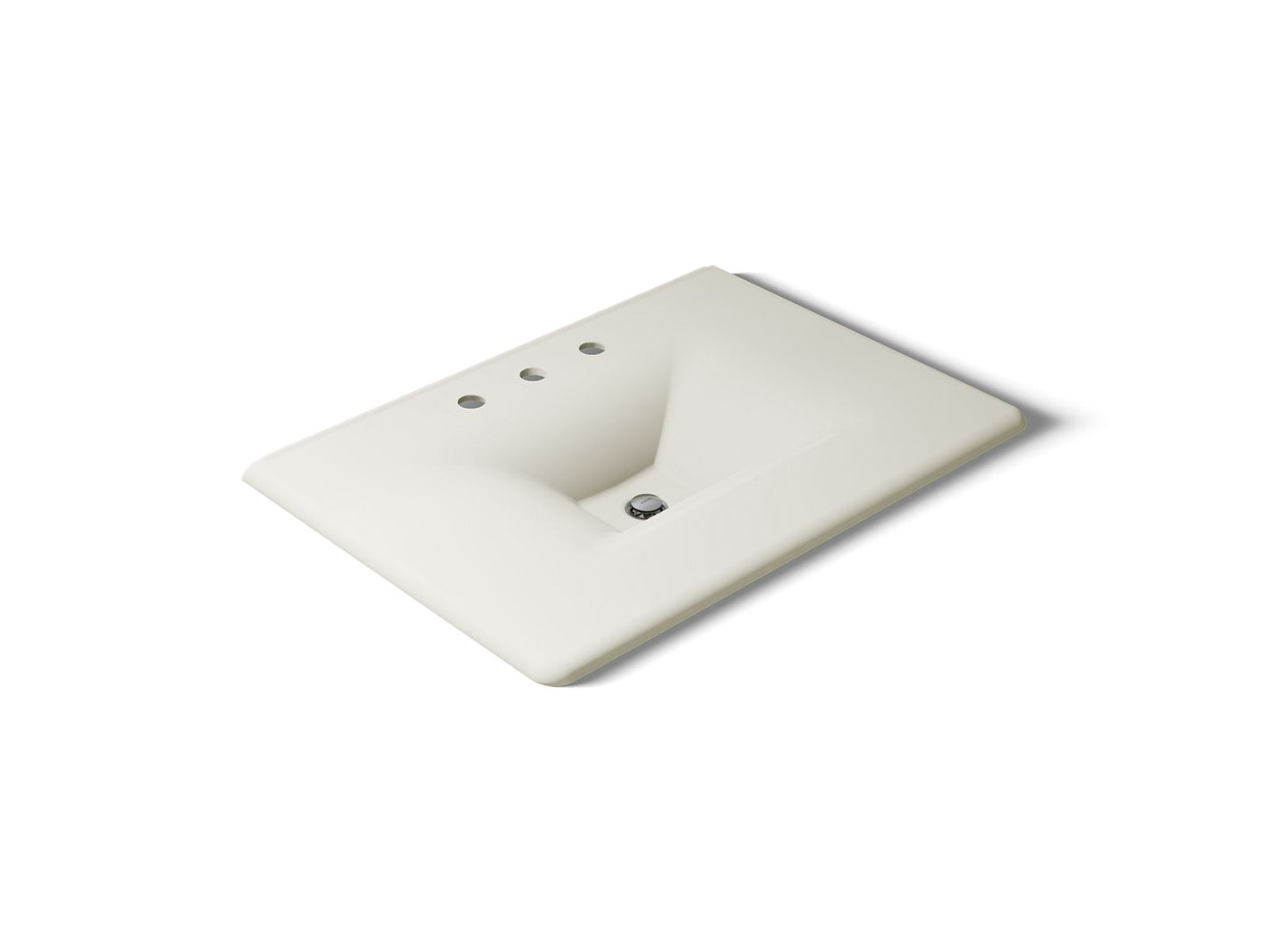 KOHLER Iron/Impressions 31" Enameled cast iron vanity top with integrated rectangular sink