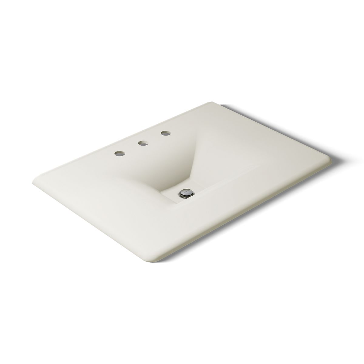 KOHLER Iron/Impressions 31" Enameled cast iron vanity top with integrated rectangular sink