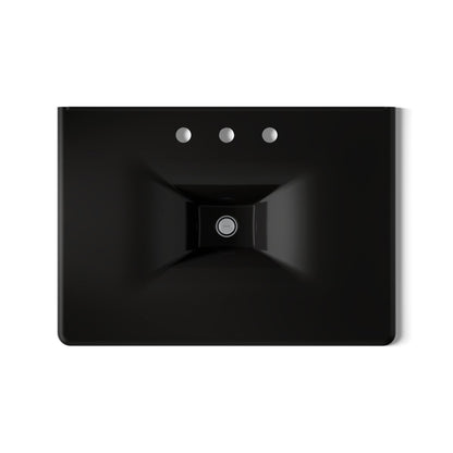 KOHLER Iron/Impressions 31" Enameled cast iron vanity top with integrated rectangular sink