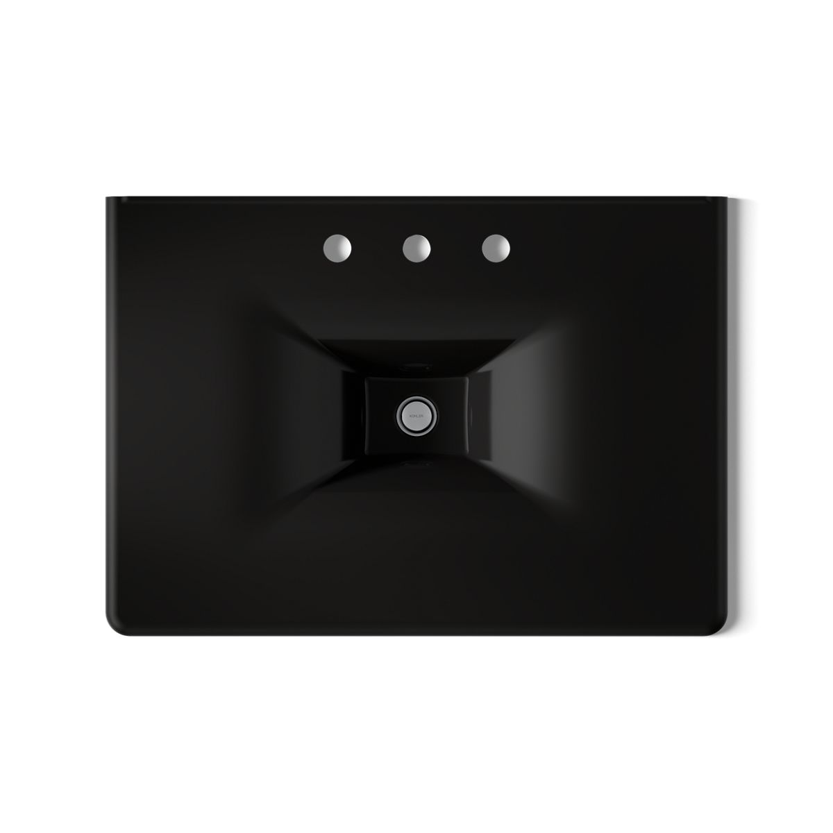 KOHLER Iron/Impressions 31" Enameled cast iron vanity top with integrated rectangular sink