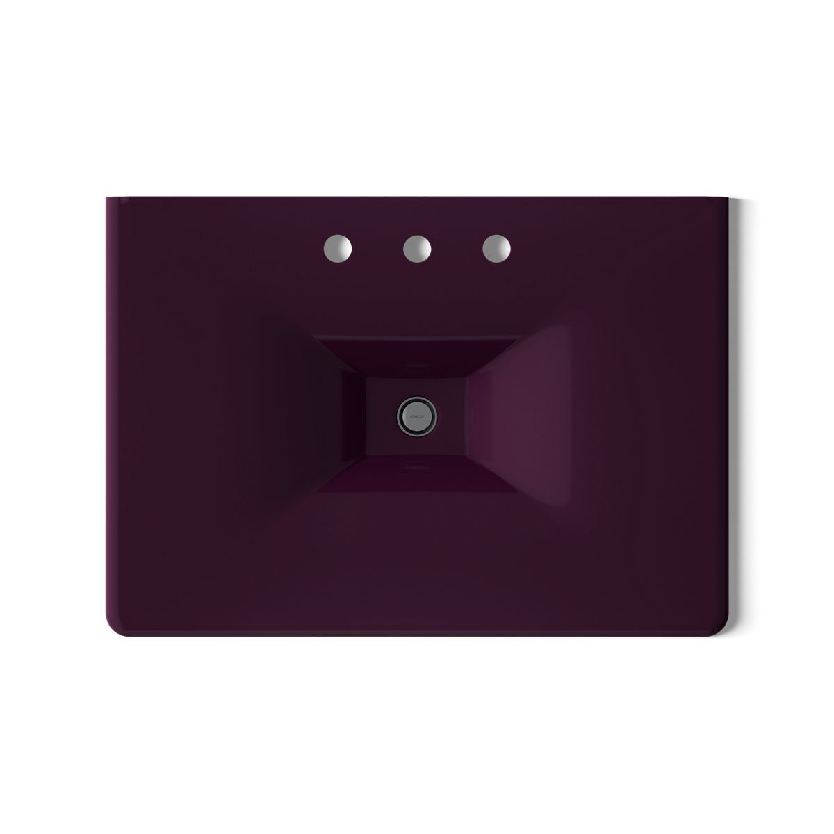 KOHLER Iron/Impressions 31" Enameled cast iron vanity top with integrated rectangular sink