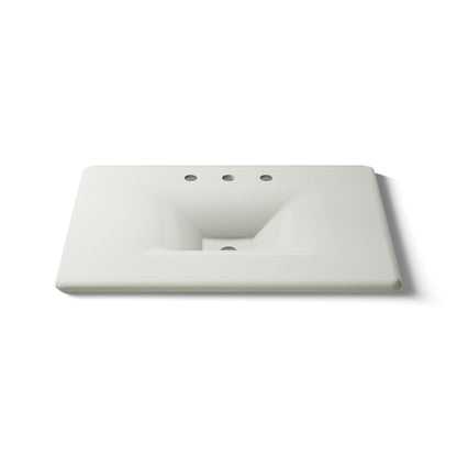 KOHLER Iron/Impressions 31" Enameled cast iron vanity top with integrated rectangular sink
