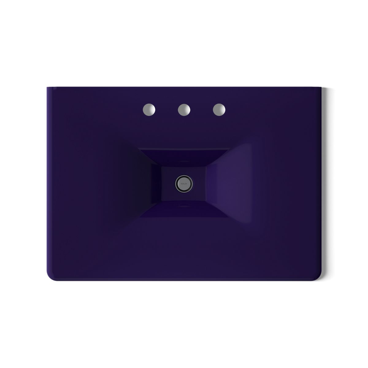 KOHLER Iron/Impressions 31" Enameled cast iron vanity top with integrated rectangular sink