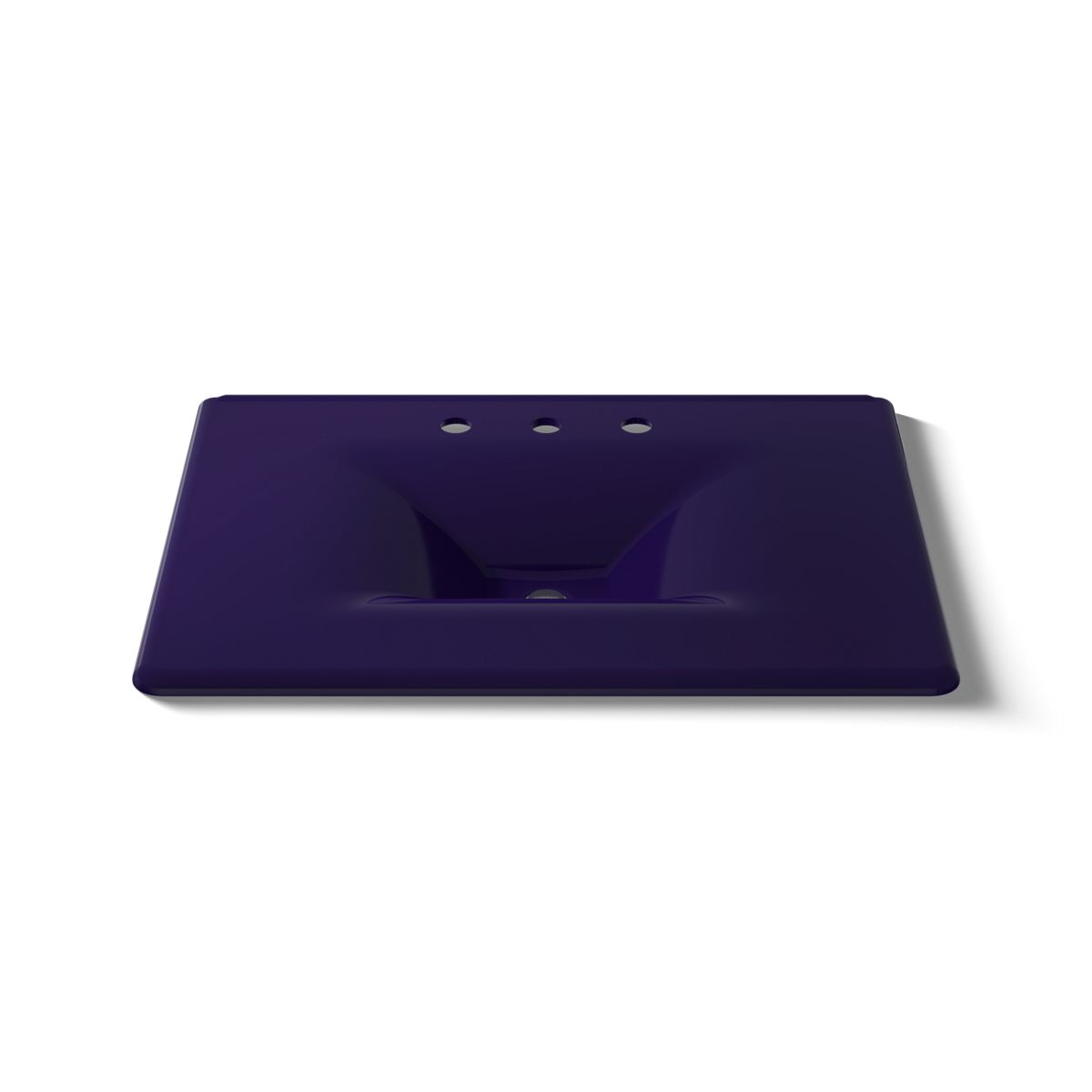 KOHLER Iron/Impressions 31" Enameled cast iron vanity top with integrated rectangular sink
