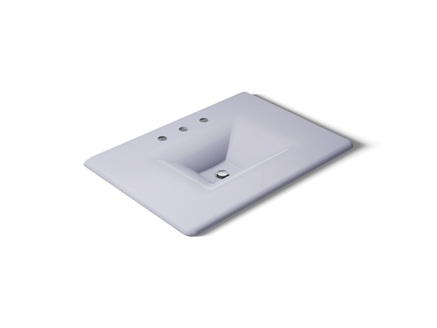KOHLER Iron/Impressions 31" Enameled cast iron vanity top with integrated rectangular sink
