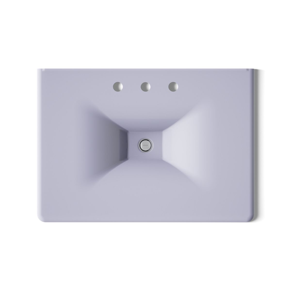 KOHLER Iron/Impressions 31" Enameled cast iron vanity top with integrated rectangular sink