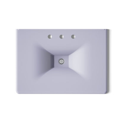 KOHLER Iron/Impressions 31" Enameled cast iron vanity top with integrated rectangular sink