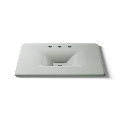 KOHLER Iron/Impressions 31" Enameled cast iron vanity top with integrated rectangular sink