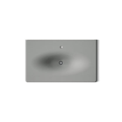 KOHLER Iron/Impressions 37" Enameled cast iron vanity top with integrated oval sink