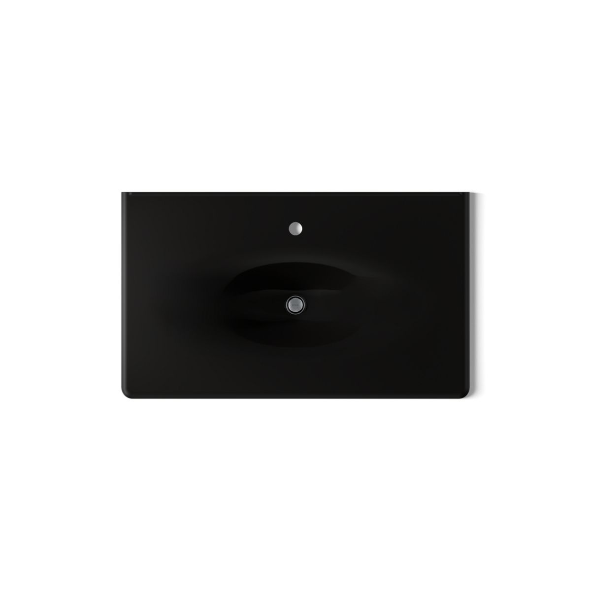 KOHLER Iron/Impressions 37" Enameled cast iron vanity top with integrated oval sink