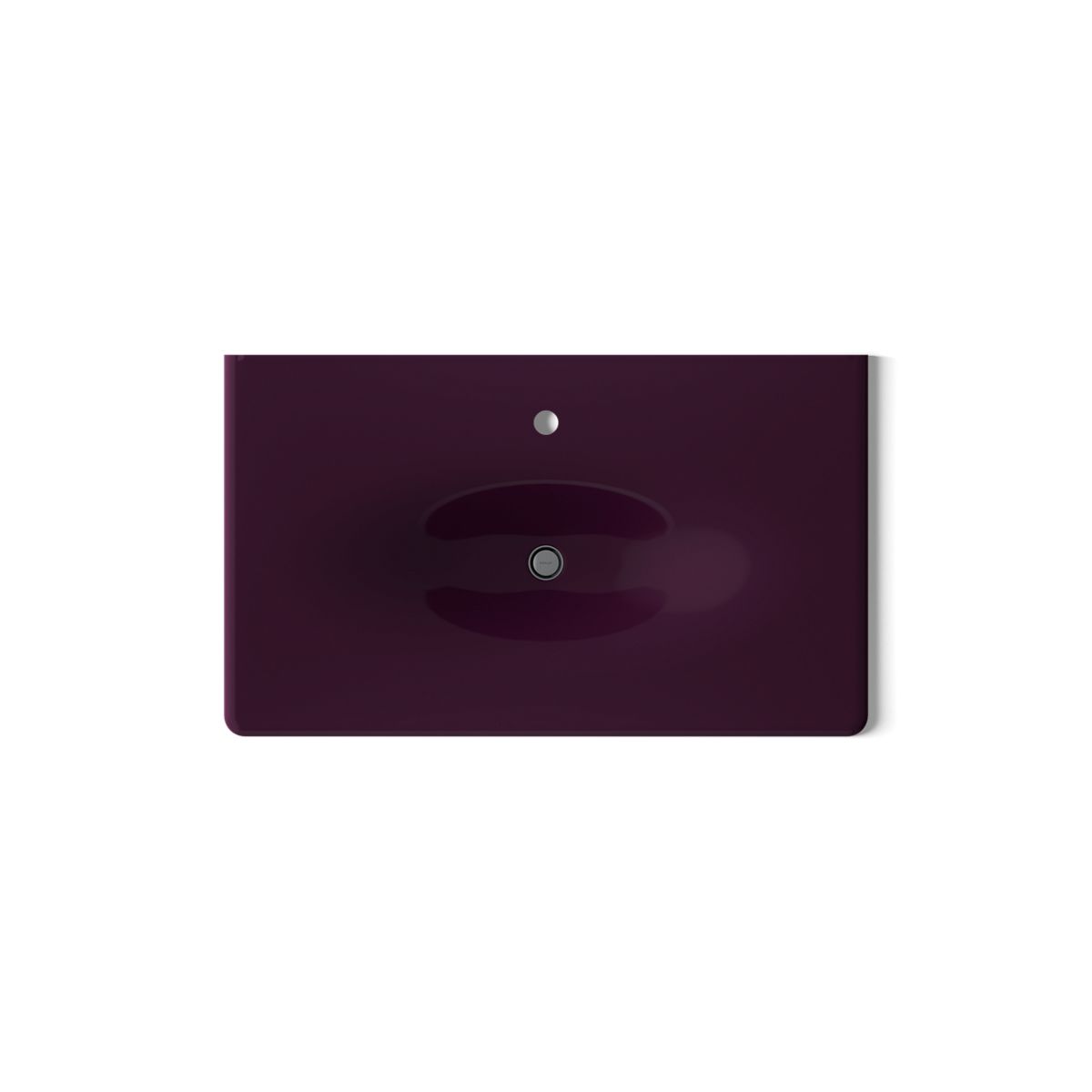 KOHLER Iron/Impressions 37" Enameled cast iron vanity top with integrated oval sink