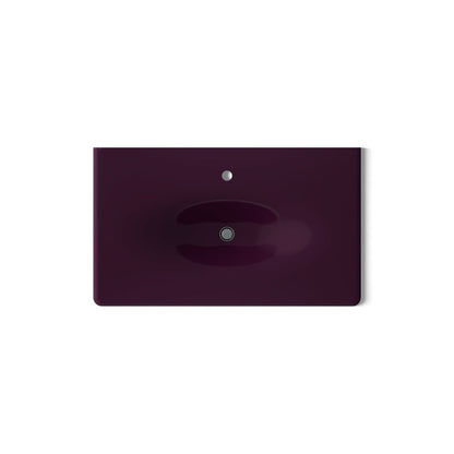 KOHLER Iron/Impressions 37" Enameled cast iron vanity top with integrated oval sink
