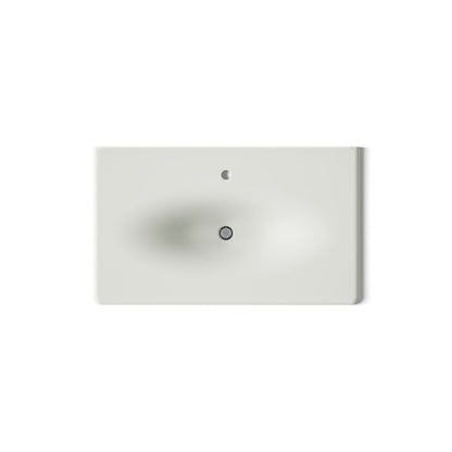 KOHLER Iron/Impressions 37" Enameled cast iron vanity top with integrated oval sink