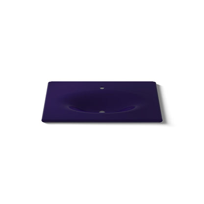 KOHLER Iron/Impressions 37" Enameled cast iron vanity top with integrated oval sink