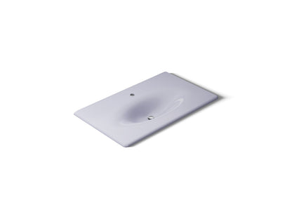KOHLER Iron/Impressions 37" Enameled cast iron vanity top with integrated oval sink