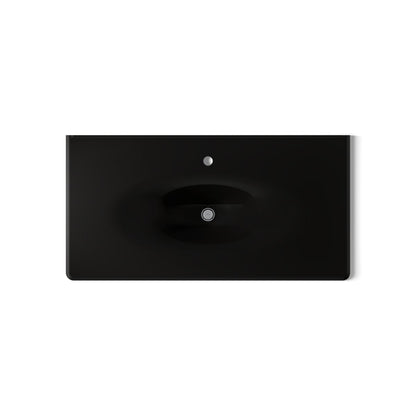 KOHLER Iron/Impressions 43" Enameled cast iron vanity top with integrated oval sink