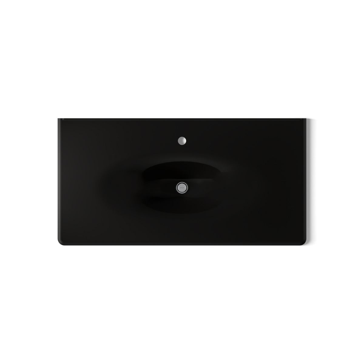 KOHLER Iron/Impressions 43" Enameled cast iron vanity top with integrated oval sink