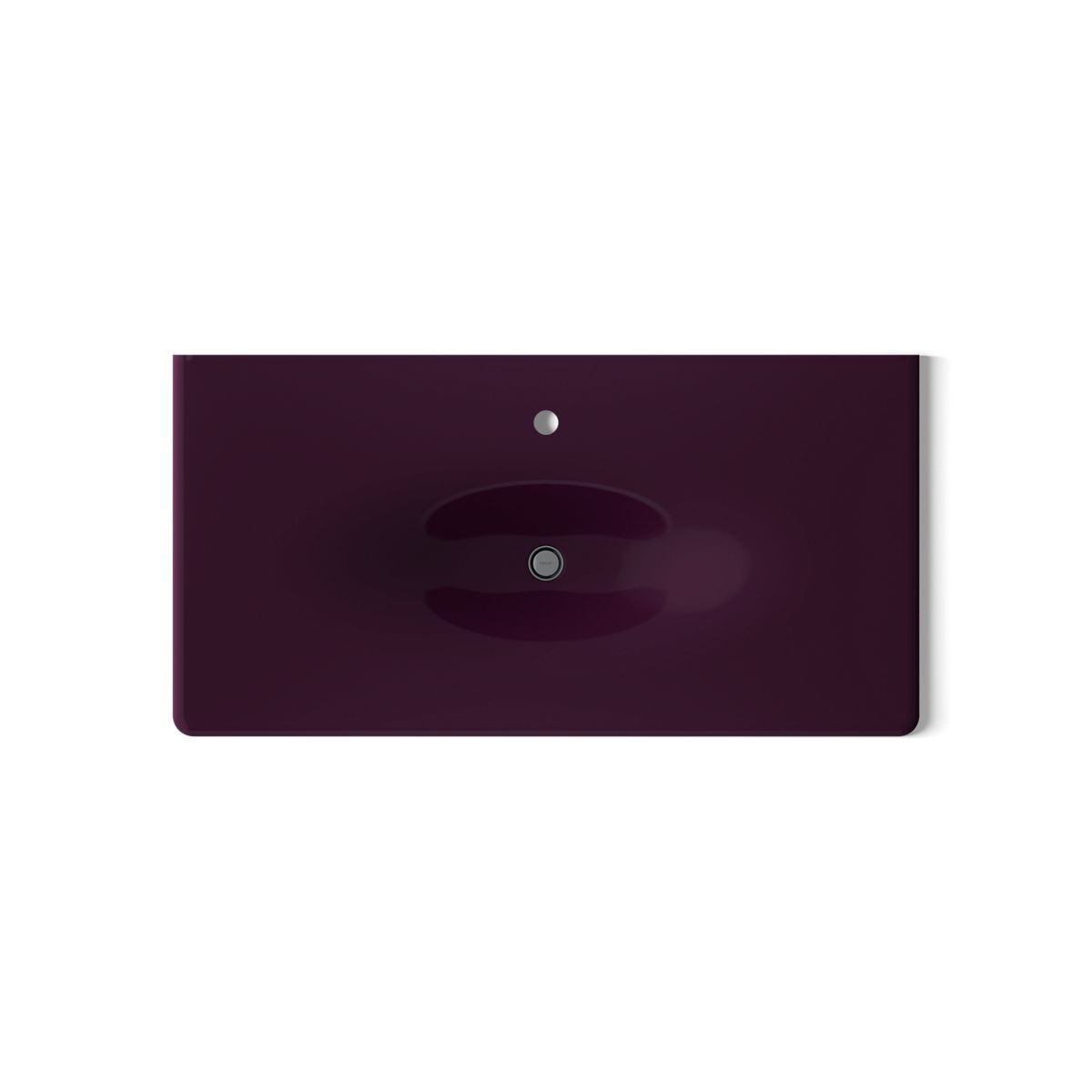 KOHLER Iron/Impressions 43" Enameled cast iron vanity top with integrated oval sink