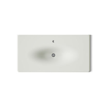KOHLER Iron/Impressions 43" Enameled cast iron vanity top with integrated oval sink
