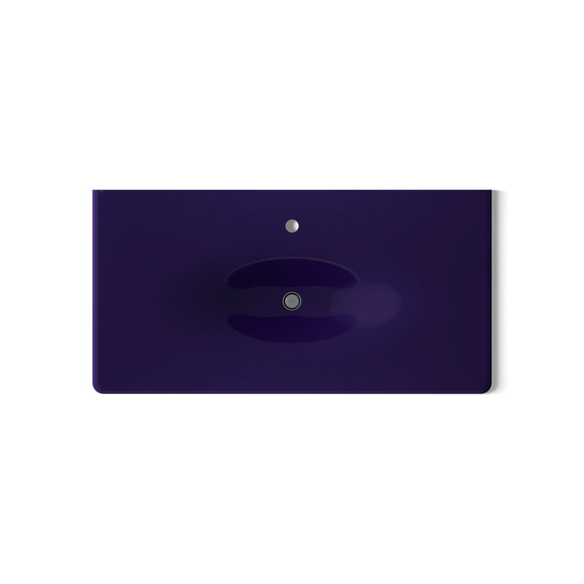 KOHLER Iron/Impressions 43" Enameled cast iron vanity top with integrated oval sink