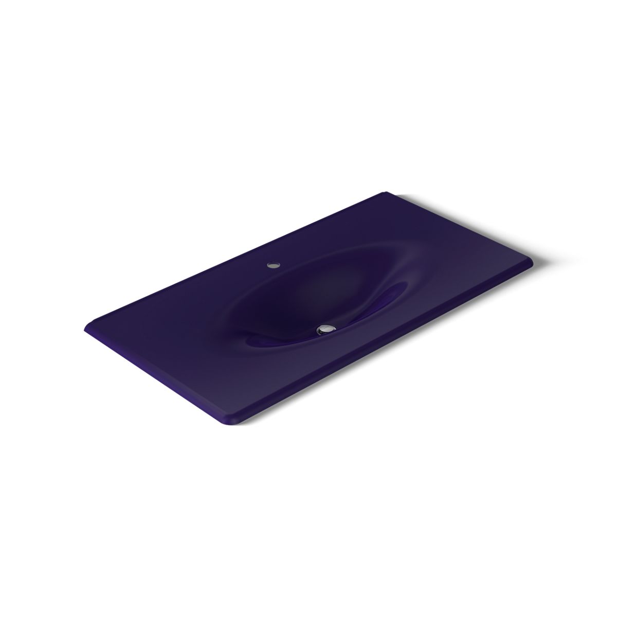 KOHLER Iron/Impressions 43" Enameled cast iron vanity top with integrated oval sink