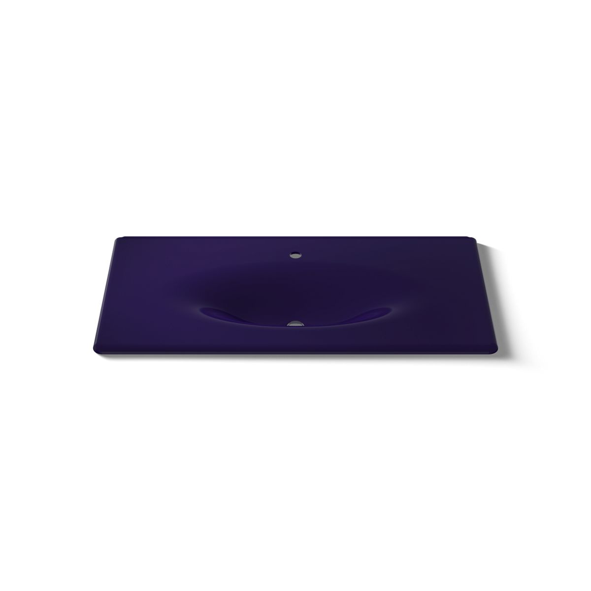 KOHLER Iron/Impressions 43" Enameled cast iron vanity top with integrated oval sink
