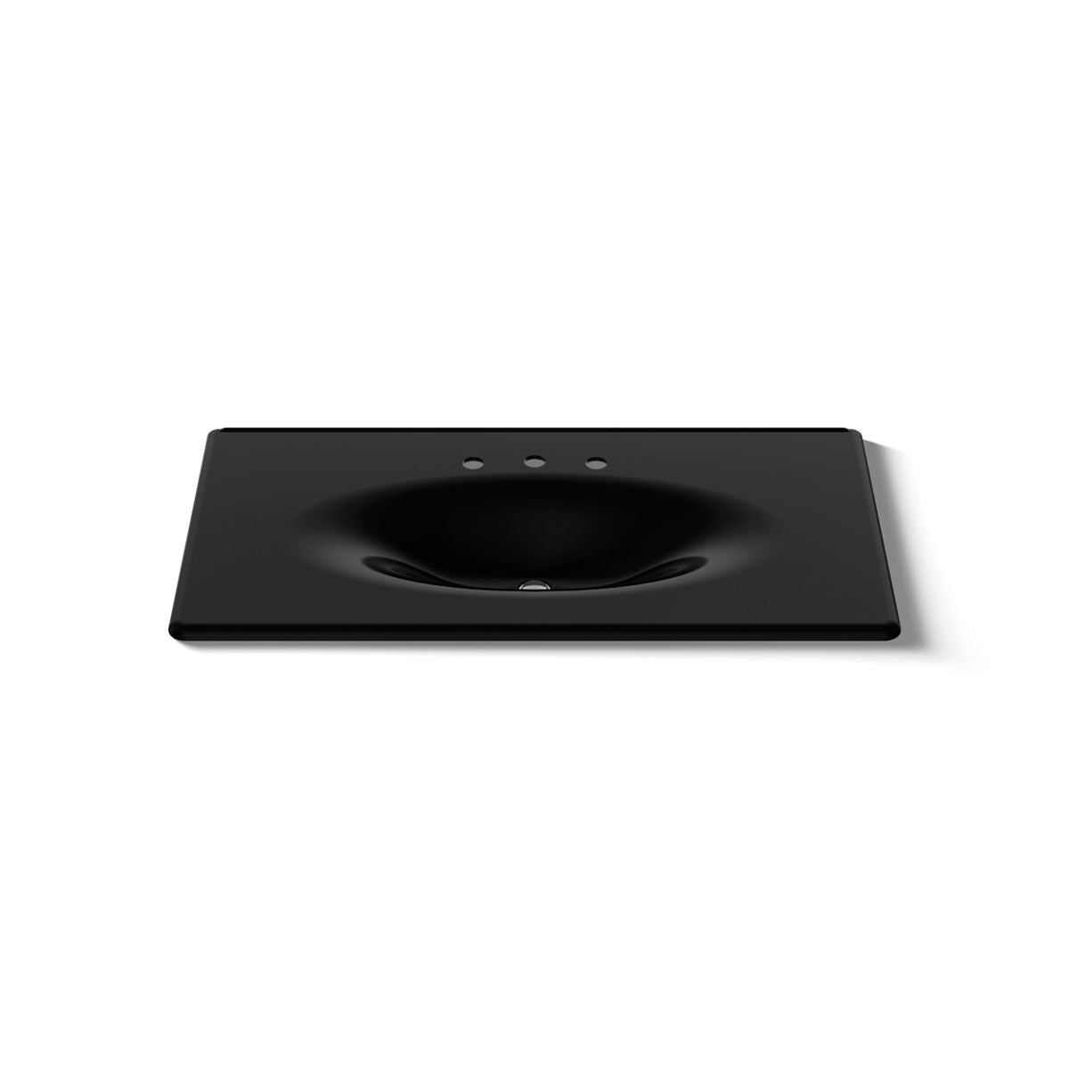 KOHLER Iron/Impressions 43" Enameled cast iron vanity top with integrated oval sink