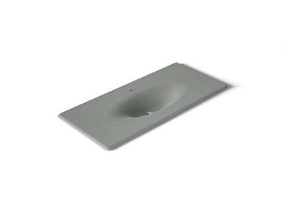 KOHLER Iron/Impressions 49" Enameled cast iron vanity top with integrated oval sink