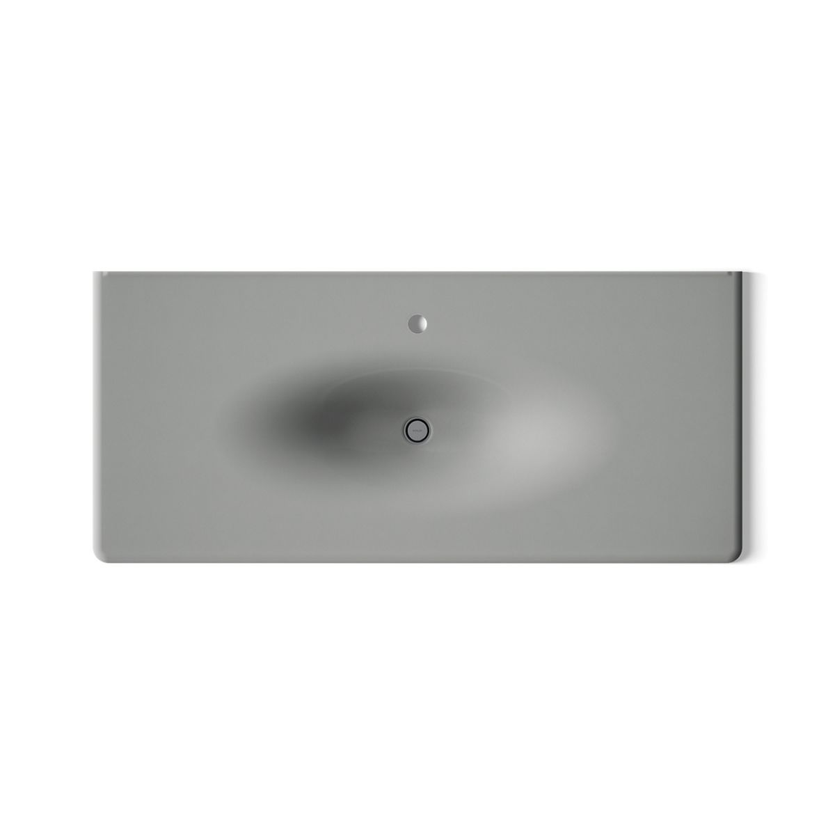KOHLER Iron/Impressions 49" Enameled cast iron vanity top with integrated oval sink