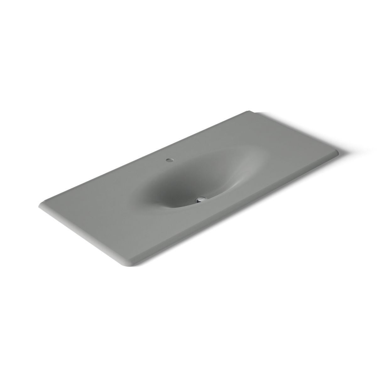 KOHLER Iron/Impressions 49" Enameled cast iron vanity top with integrated oval sink