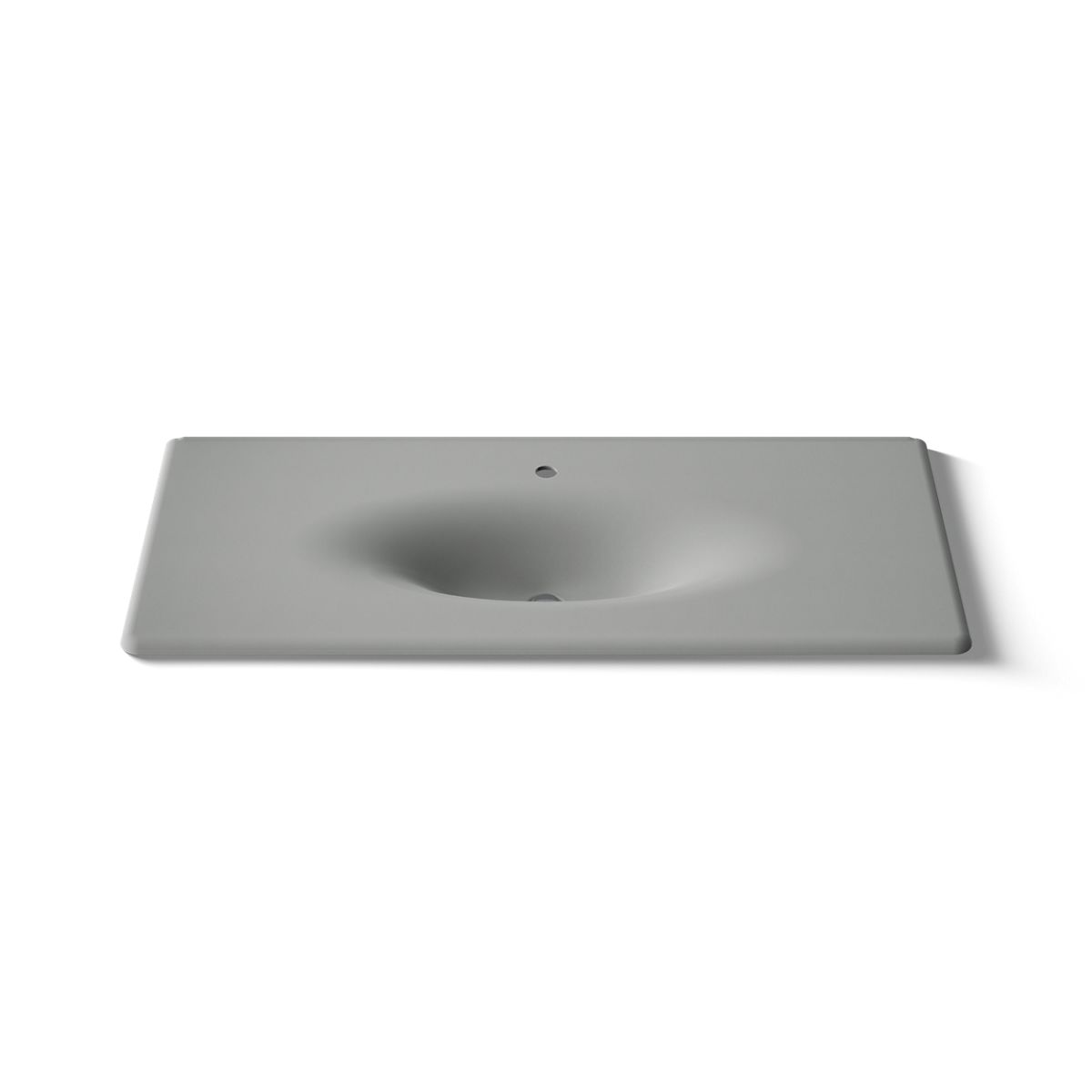 KOHLER Iron/Impressions 49" Enameled cast iron vanity top with integrated oval sink