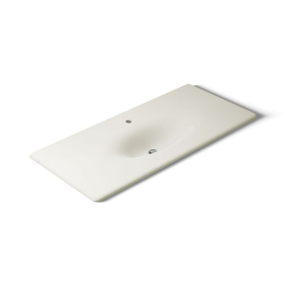KOHLER Iron/Impressions 49" Enameled cast iron vanity top with integrated oval sink