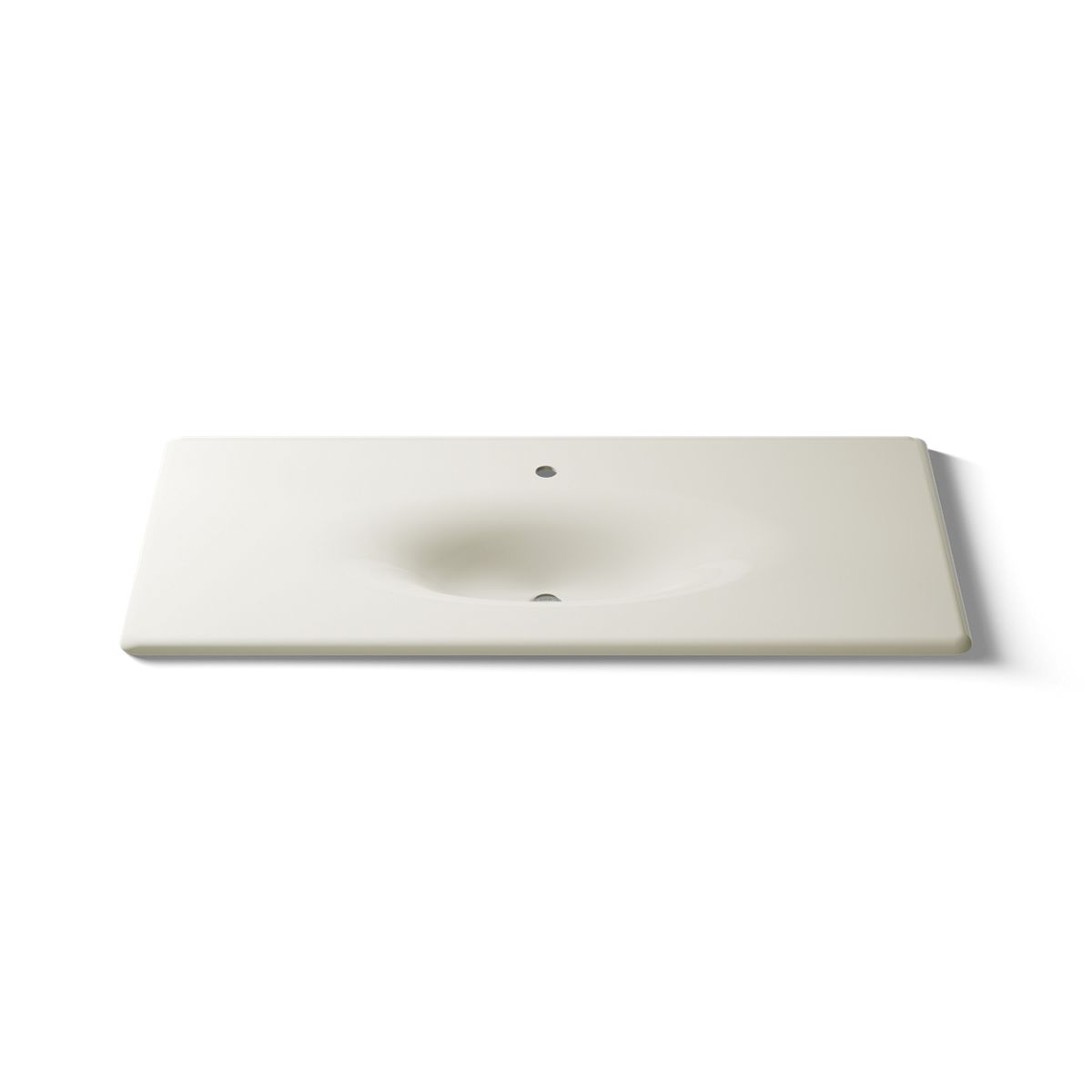 KOHLER Iron/Impressions 49" Enameled cast iron vanity top with integrated oval sink
