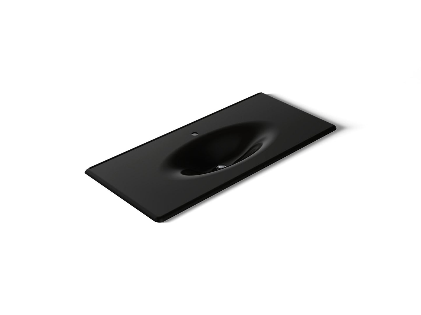 KOHLER Iron/Impressions 49" Enameled cast iron vanity top with integrated oval sink