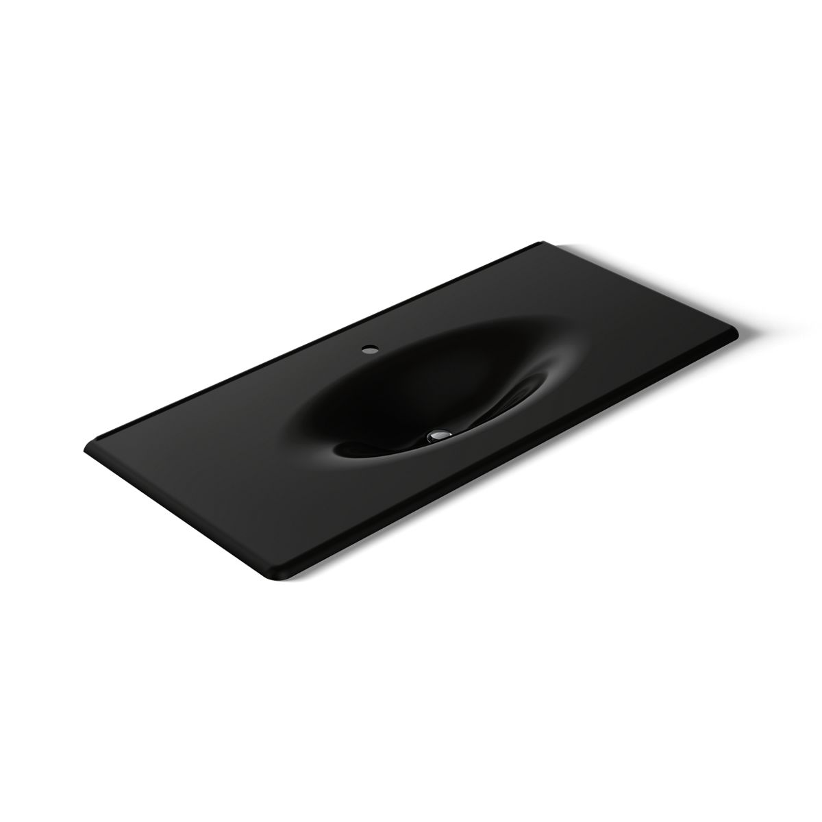 KOHLER Iron/Impressions 49" Enameled cast iron vanity top with integrated oval sink