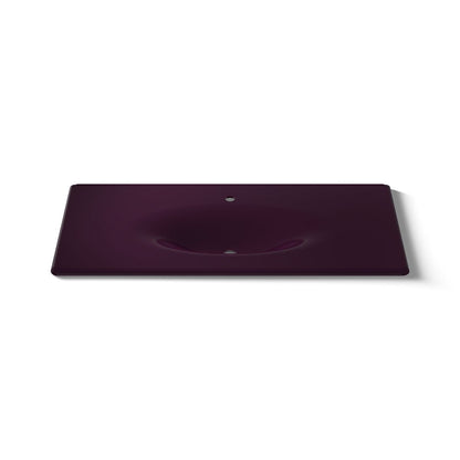 KOHLER Iron/Impressions 49" Enameled cast iron vanity top with integrated oval sink