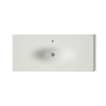 KOHLER Iron/Impressions 49" Enameled cast iron vanity top with integrated oval sink