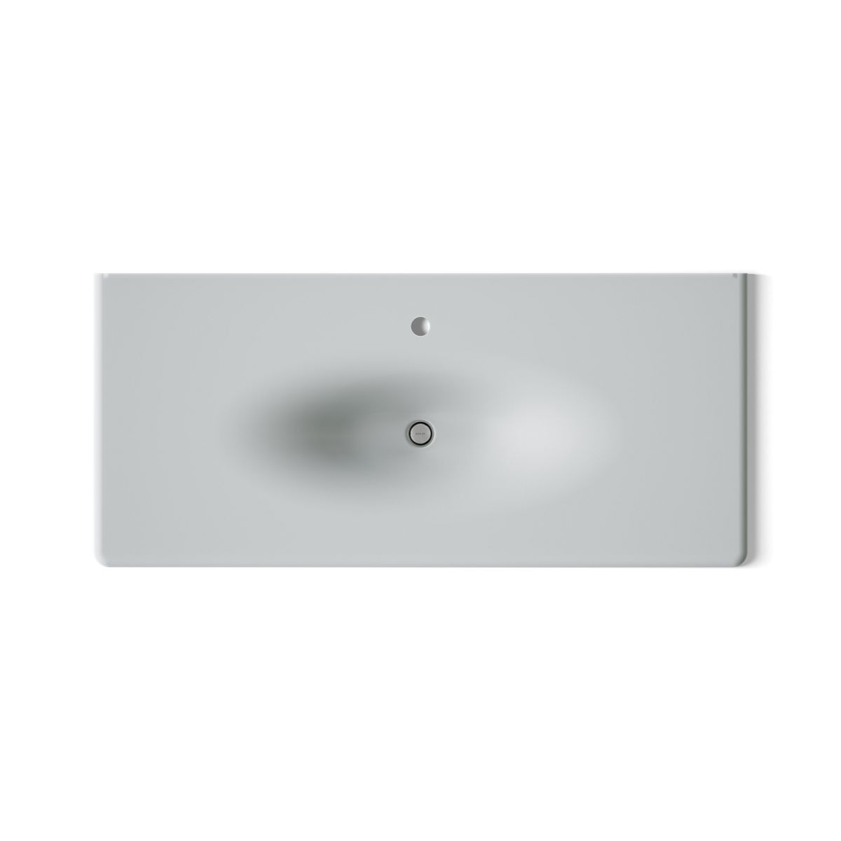 KOHLER Iron/Impressions 49" Enameled cast iron vanity top with integrated oval sink