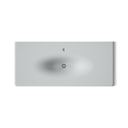 KOHLER Iron/Impressions 49" Enameled cast iron vanity top with integrated oval sink