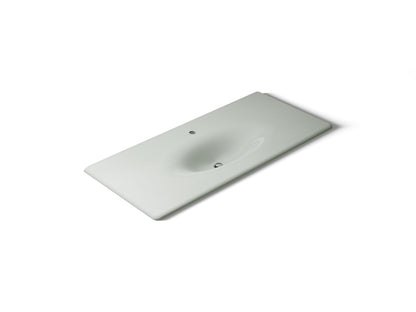 KOHLER Iron/Impressions 49" Enameled cast iron vanity top with integrated oval sink