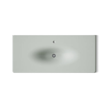 KOHLER Iron/Impressions 49" Enameled cast iron vanity top with integrated oval sink