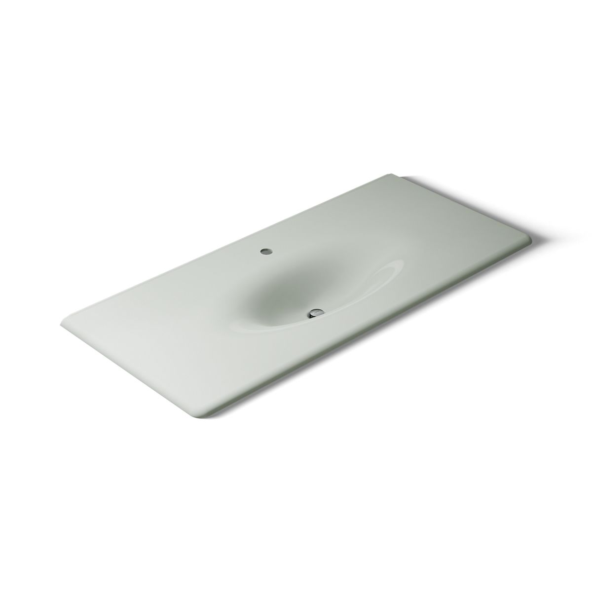 KOHLER Iron/Impressions 49" Enameled cast iron vanity top with integrated oval sink