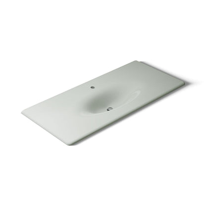 KOHLER Iron/Impressions 49" Enameled cast iron vanity top with integrated oval sink