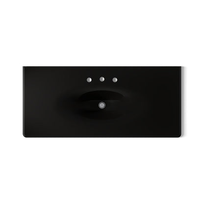 KOHLER Iron/Impressions 49" Enameled cast iron vanity top with integrated oval sink