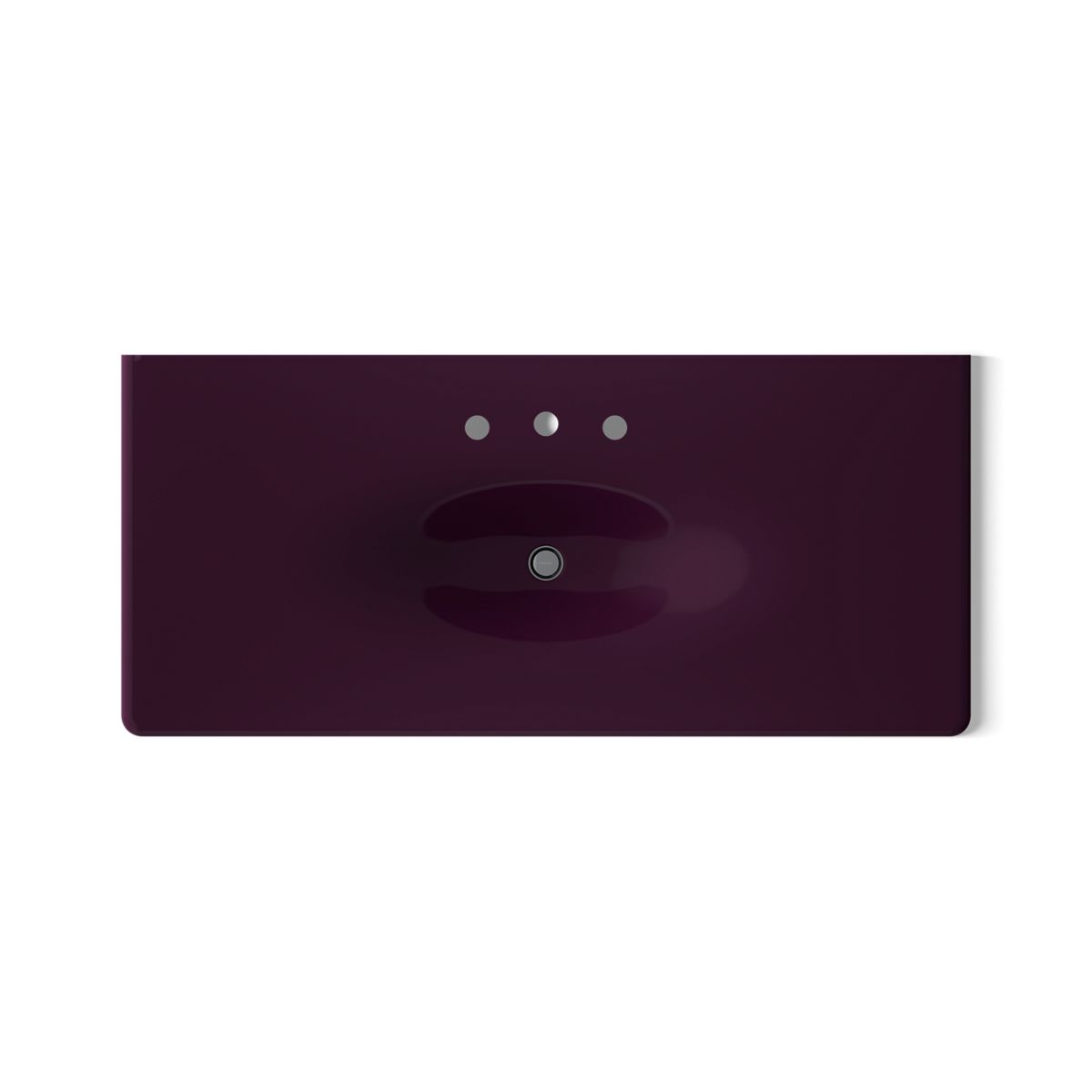 KOHLER Iron/Impressions 49" Enameled cast iron vanity top with integrated oval sink